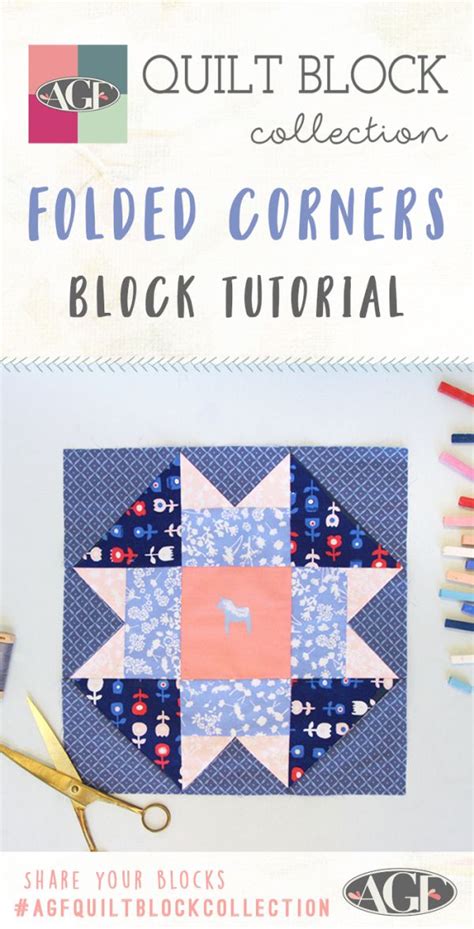 Easy Quilt Block Tutorial Folded Corners Quilt Block Artofit