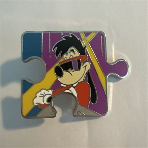 Disney Pin Goofy Movie Puzzle Piece Mystery Set Max LE 500 Chaser