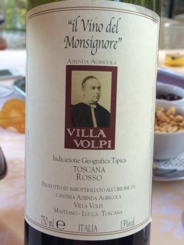 Villa Volpi Toscana Il Vino Del Monsignore Rosso Vivino Australia