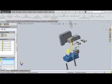 Solidworks Explosionsdarstellung Von Baugruppen Youtube