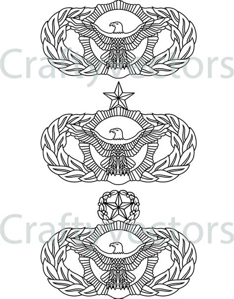 Air Force Security Police Badge Vector File - Etsy