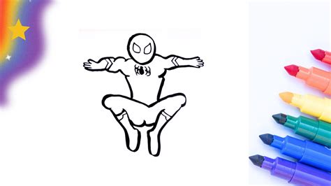 How To Draw Spiderman Step By Step Spiderman Drawing For Beginners