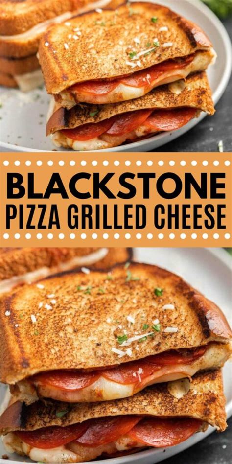 Blackstone Pizza Grilled Cheese Grillonadime