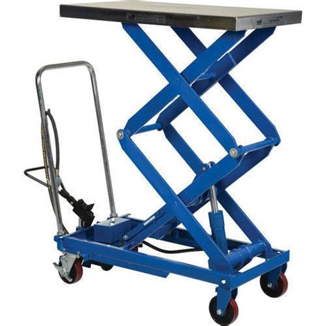 Mild Steel Hydraulic Lifting Table Operating Height Feet