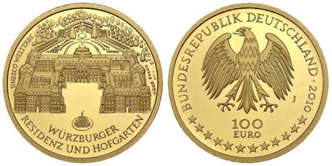 Euro Gold W Rzburger Residenz Brd Muenzenladen De