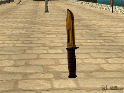 Knife Gold For GTA San Andreas