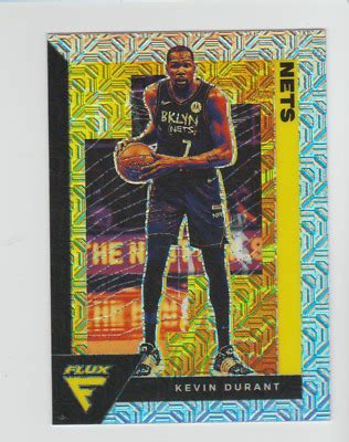 2020 21 Panini Flux Silver Mojo Prizm 14 Kevin Durant Card Phoenix