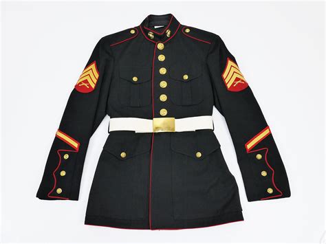 USMC Marine Corps Dress Blue Uniform Jacket & Trousers Marines Parade ...