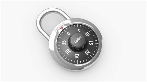 Combination Padlock 3D - TurboSquid 1872889