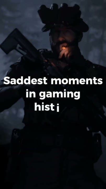 Saddest Moments In Gaming History Ghost Cod Mw2 Roach Shepherd Gaming Sad History