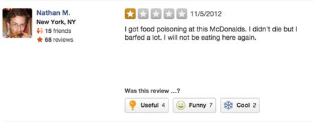 Funny Yelp Mcdonalds Reviews Ps Tech