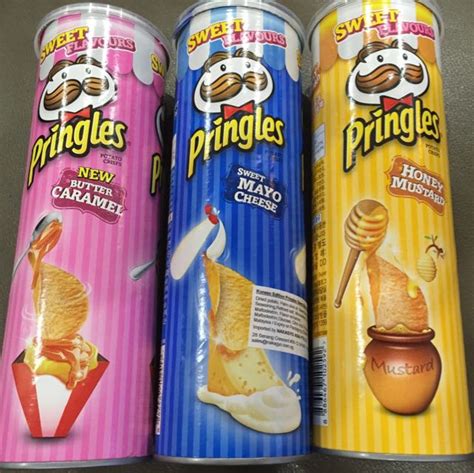 Pringles Honey Mustard Mayo Cheese Butter Caramel Food And Drinks