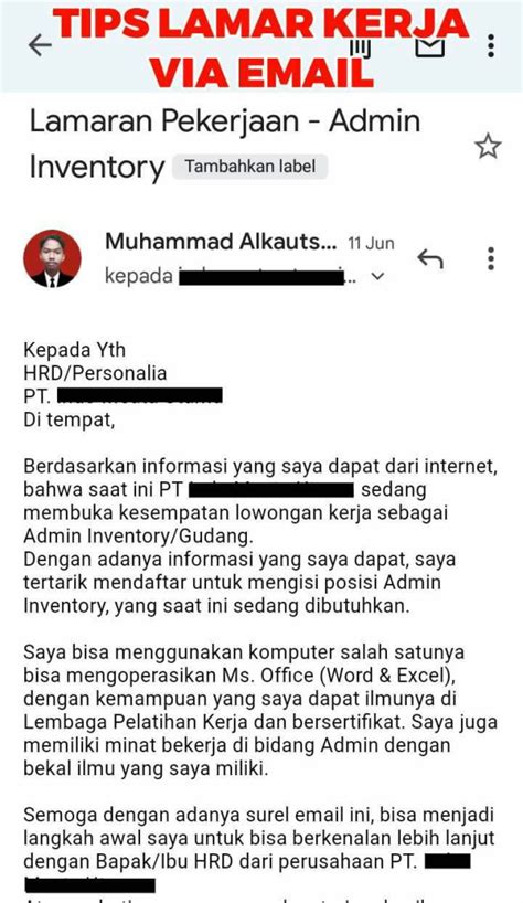 Panduan Melamar Pekerjaan Via Email Langkah Tepat Meraih Pekerjaan