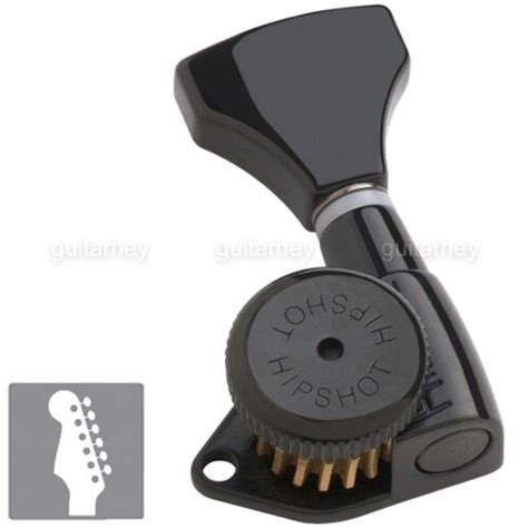 New Hipshot Inline Left Handed Open Gear Grip Locking Staggered