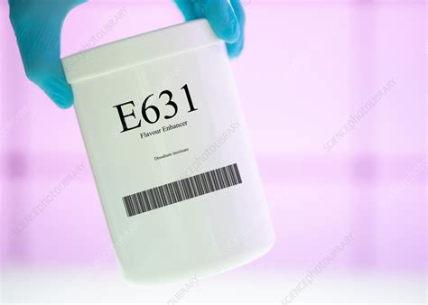 Container Of The Food Additive E631 Stock Image F0368829 Science