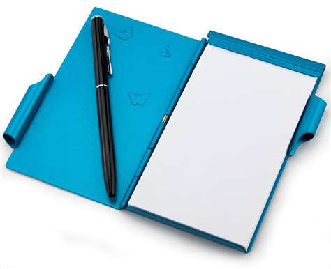 Carnet cu pix - Flip Notes Blue Butterfly - Troika