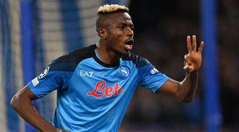 Red Hot Osimhen Grabs Brace As Napoli Thrash Frankfurt P M News