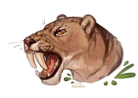 Machairodontinae by AlaxendrA on DeviantArt