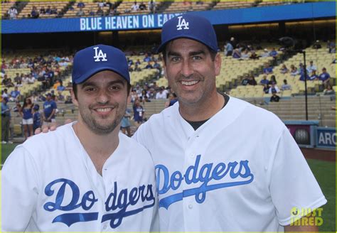 Let S Be Cops Stars Jake Johnson Rob Riggle Throw Out First Pitch