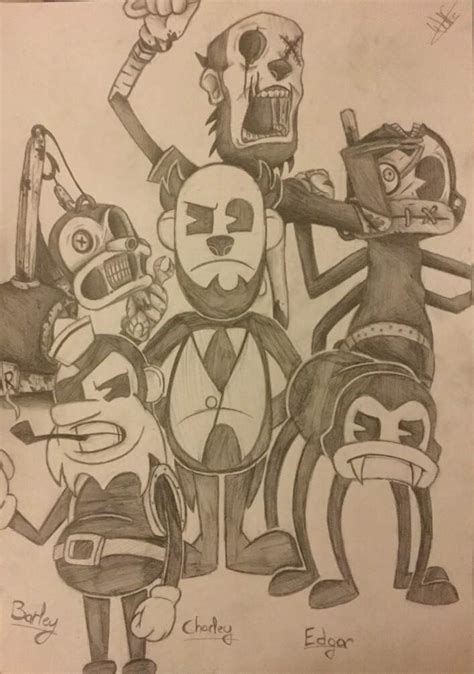 •the Butcher Gang• Bendy And The Ink Machine Amino