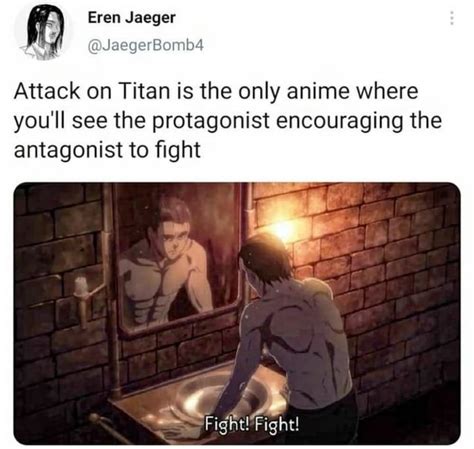 Eren Jaeger Attack On Titan Is The Only Anime Where You Ll See The Protagonist Encouraging The