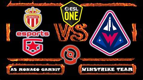 AS Monaco Gambit Vs Winstrike Team BO3 ESL One 2021 DPC S2