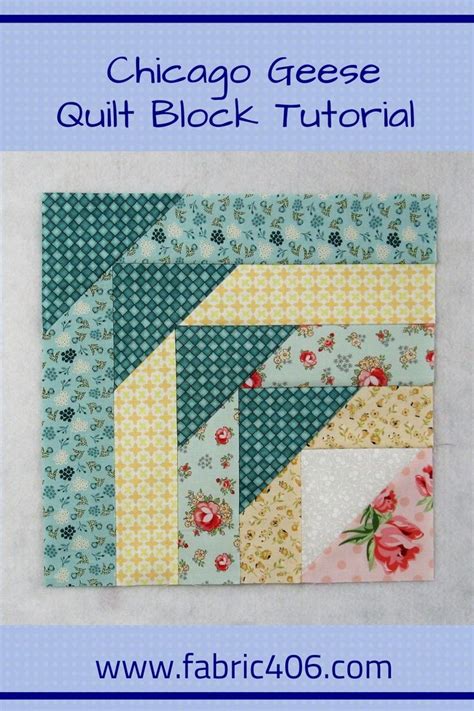 Free Tutorial For The Easy Chicago Geese Quilt Block In 2022