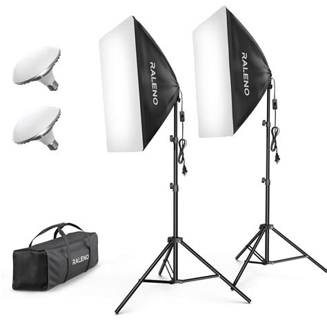 Raleno Softbox Photography Lighting Kit Studio Lighting With