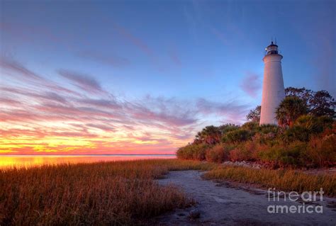 St Marks Lighthouse Photograph by Denis Tangney Jr