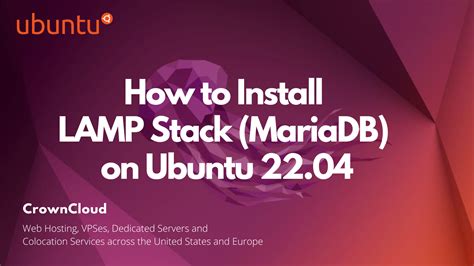 Installing LAMP Stack With MariaDB On Ubuntu 22 04 The CrownCloud Blog