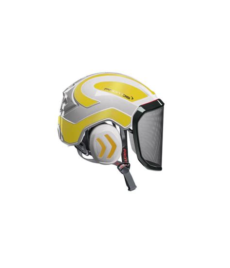 Casque Protos Integral Arborist PFANNER Bicolore Blanc Jaune Reflex