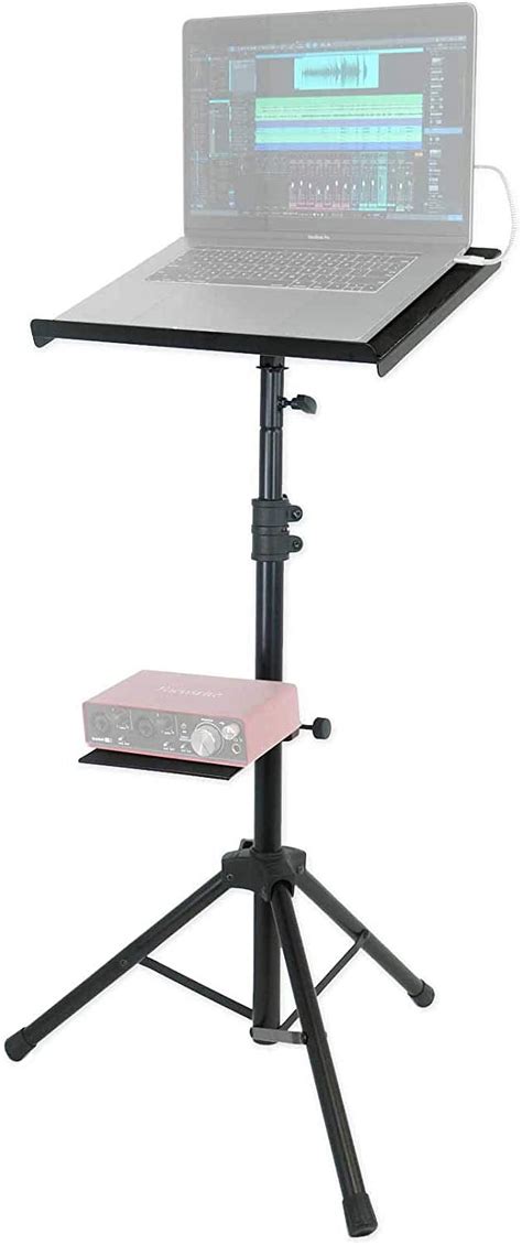 Dj Tripod Laptoptabletipad Stand With Dual Trays Rls67 Professional