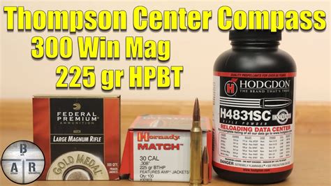 Thompson Center Compass 300 Win Mag Hornady 225 Gr Hpbt With