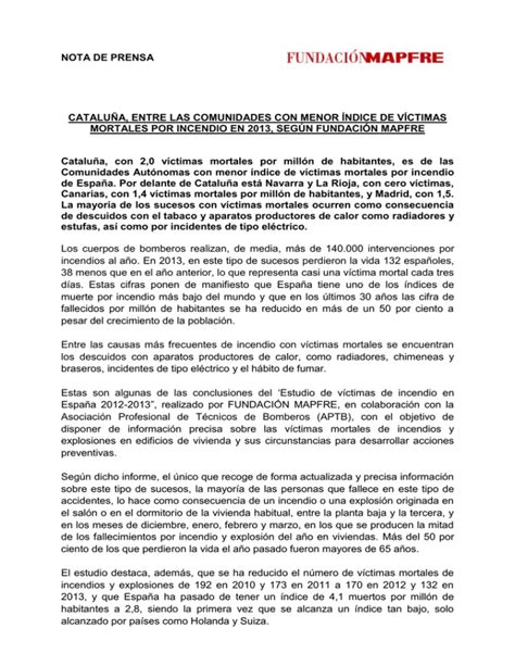 Informe FUNDACIÓN MAPFRE Cataluña