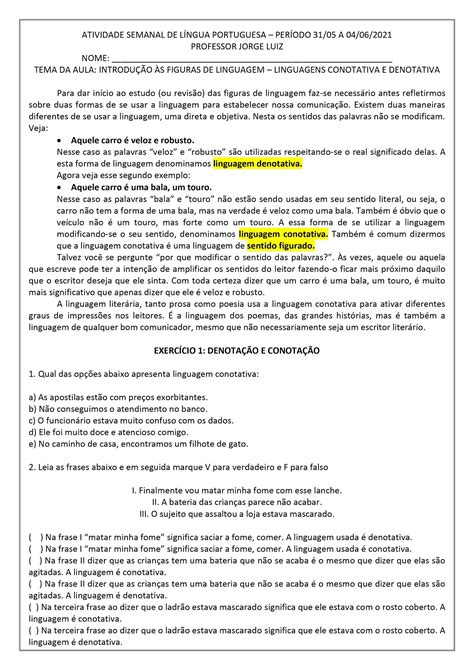 Funções Da Linguagem Exercícios 9 Ano FDPLEARN