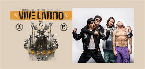 Red Hot Chili Peppers dará un vibrante show en el Vive Latino 2023