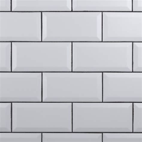 Merola Tile Crown Heights Beveled 3x 6 Matte White Ceramic Wall Tile Ceramic Wall Tiles