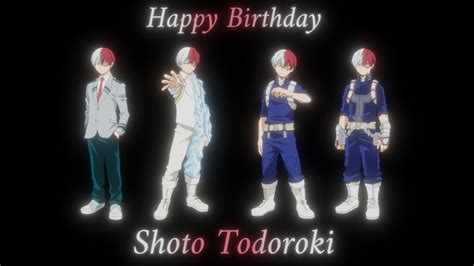 Happy Birthday Shoto Todoroki By Raymanpixar On Deviantart