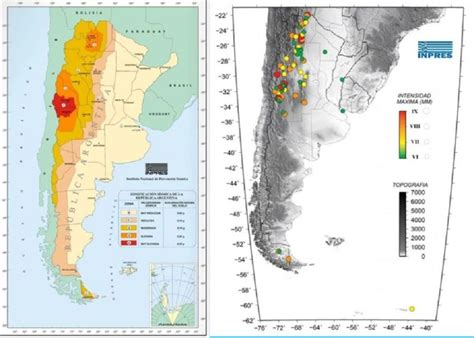 El Inpres ActualizÓ El Mapa De Peligro SÍsmico En Argentina Estación