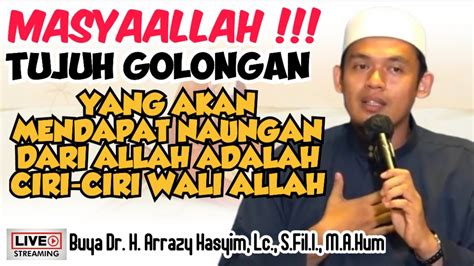 Tujuh Golongan Akan Mendapat Naungan Dari Allah Adalah Ciri Ciri Wali