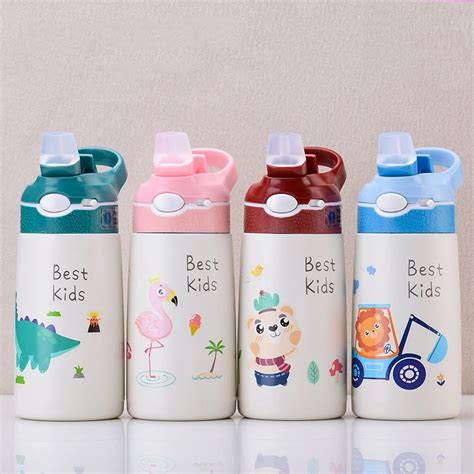 400ML-Children-Thermos-Water-Bottle-Kids-Thermos-Mug-Baby-Duck-Billed ...