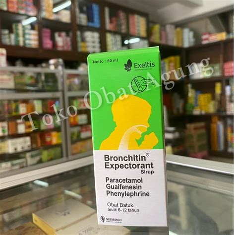 Jual Bronchitin Expectorant Sirup 60 Ml Obat Batuk Pengencer Dahak