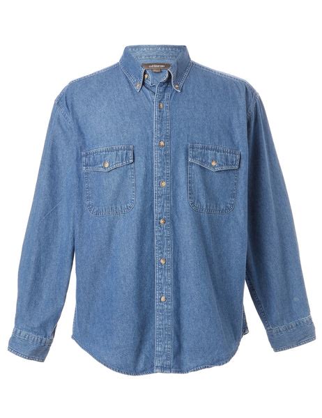 Vintage Croft And Barrow Denim Shirt Beyond Retro E00490525