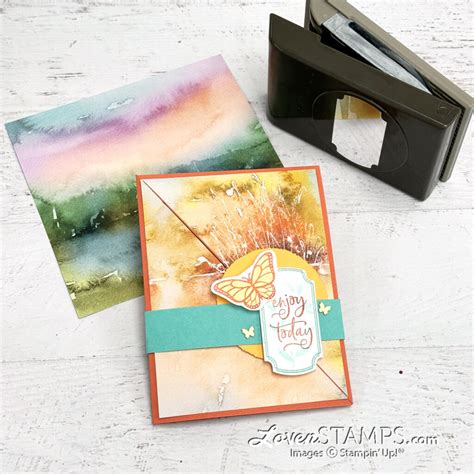 Step Up Fun Fold Cards With A Diagonal Cut Belly Band And Stampin Up