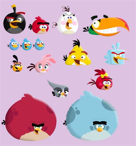 The Abx Flock In Cgi By Jared33 On Deviantart Angry Birds Movie