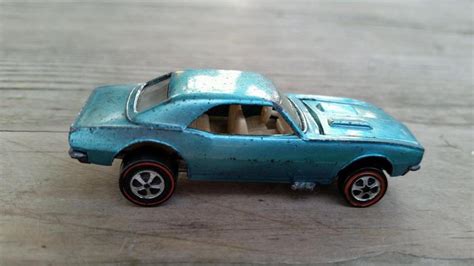 Hot Wheels Redline 68 Custom Camaro Rare Light Blue Hot Wheels Cars