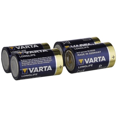 Varta Batterie Longlife D Mono V St Ck Hagebau De