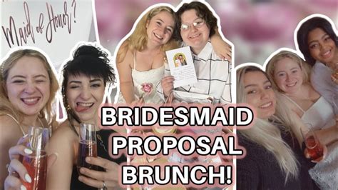 Bridesmaid Proposal Brunch Nichole Currier Youtube