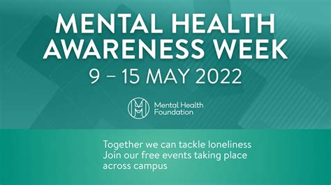 Mental Health Awareness Week Dates Lind Shelia