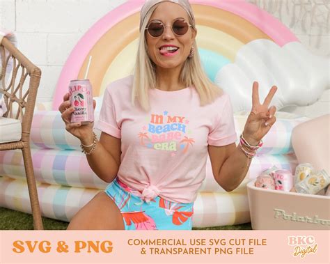Beach Babe SVG Cut File Summer Palm Tree Cut File Trendy Commercial Use SVG PNG Files
